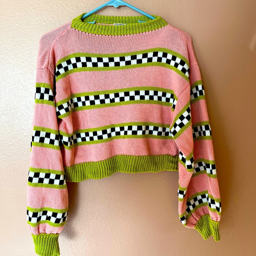 GMMRS custom cotton knit sweater small